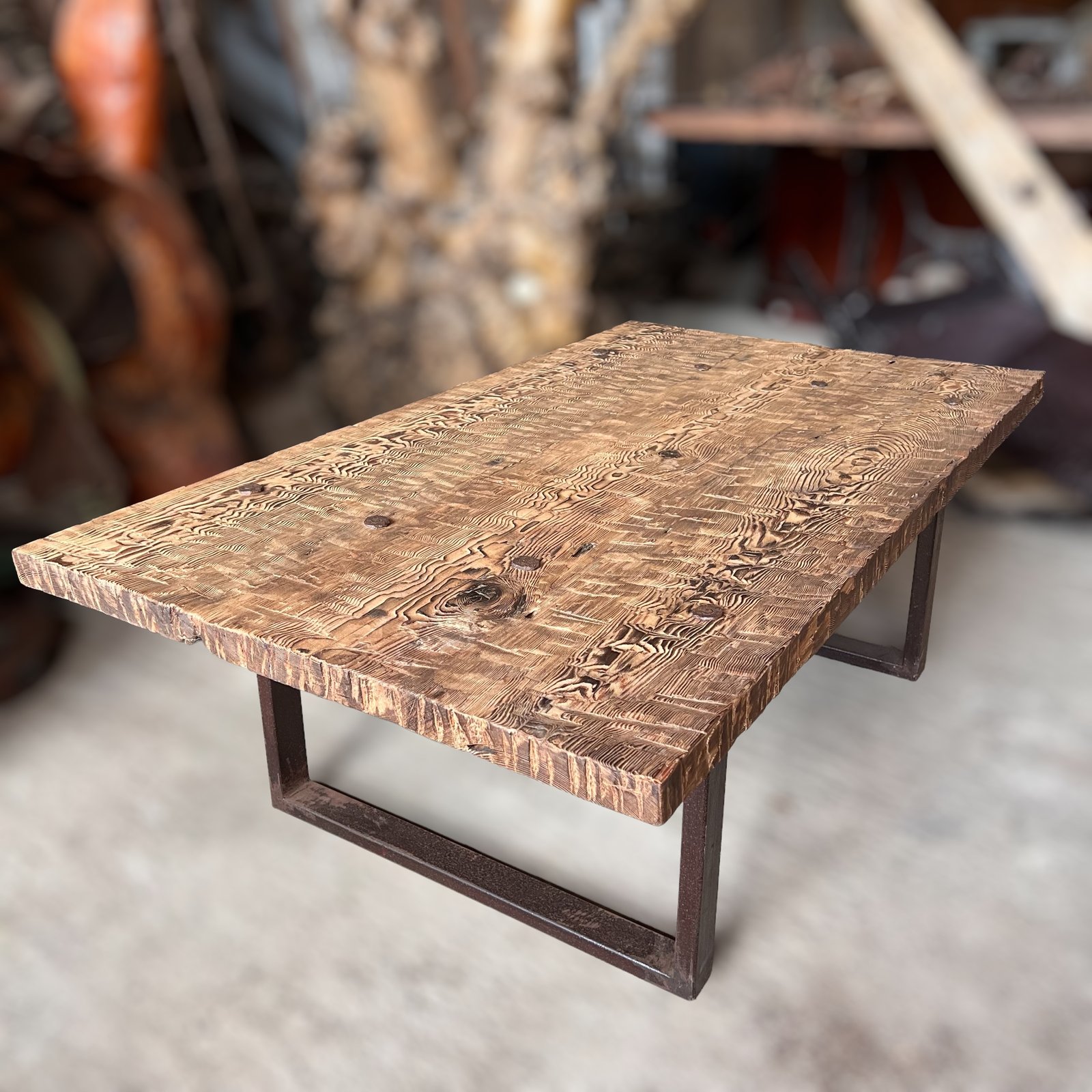 Mesa de centro rustica - wash